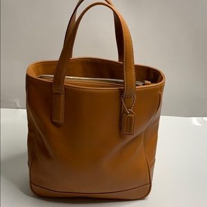 Coach Bag Tan Leather